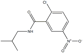 2-chloro-N-(2-methylpropyl)-5-nitrobenzamide Structure