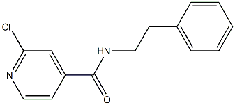 2-chloro-N-(2-phenylethyl)pyridine-4-carboxamide Structure