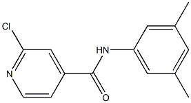 2-chloro-N-(3,5-dimethylphenyl)pyridine-4-carboxamide 구조식 이미지