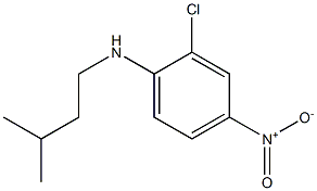 2-chloro-N-(3-methylbutyl)-4-nitroaniline 구조식 이미지