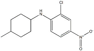 2-chloro-N-(4-methylcyclohexyl)-4-nitroaniline Structure