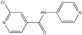 2-chloro-N-(pyridin-4-yl)pyridine-4-carboxamide Structure