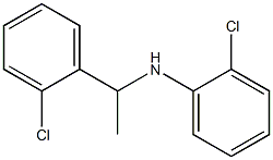 2-chloro-N-[1-(2-chlorophenyl)ethyl]aniline 구조식 이미지