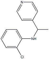 2-chloro-N-[1-(pyridin-4-yl)ethyl]aniline Structure