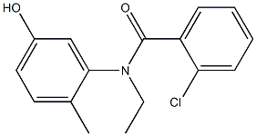 2-chloro-N-ethyl-N-(5-hydroxy-2-methylphenyl)benzamide Structure