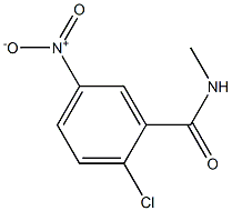 2-chloro-N-methyl-5-nitrobenzamide 구조식 이미지