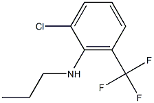 2-chloro-N-propyl-6-(trifluoromethyl)aniline Structure