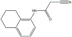 2-cyano-N-5,6,7,8-tetrahydronaphthalen-1-ylacetamide Structure