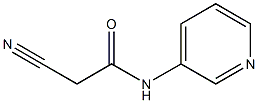 2-cyano-N-pyridin-3-ylacetamide Structure