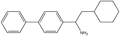 2-cyclohexyl-1-(4-phenylphenyl)ethan-1-amine Structure