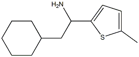 2-cyclohexyl-1-(5-methylthiophen-2-yl)ethan-1-amine Structure