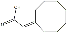 2-cyclooctylideneacetic acid 구조식 이미지