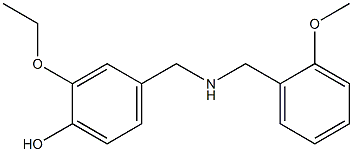 2-ethoxy-4-({[(2-methoxyphenyl)methyl]amino}methyl)phenol 구조식 이미지