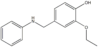 2-ethoxy-4-[(phenylamino)methyl]phenol 구조식 이미지