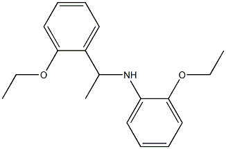 2-ethoxy-N-[1-(2-ethoxyphenyl)ethyl]aniline 구조식 이미지