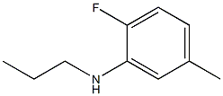 2-fluoro-5-methyl-N-propylaniline 구조식 이미지