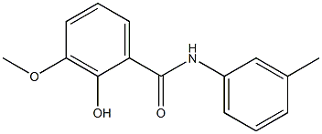 2-hydroxy-3-methoxy-N-(3-methylphenyl)benzamide 구조식 이미지