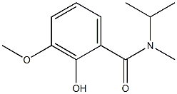 2-hydroxy-3-methoxy-N-methyl-N-(propan-2-yl)benzamide 구조식 이미지