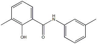 2-hydroxy-3-methyl-N-(3-methylphenyl)benzamide 구조식 이미지