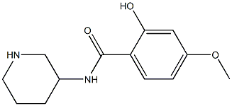2-hydroxy-4-methoxy-N-piperidin-3-ylbenzamide 구조식 이미지