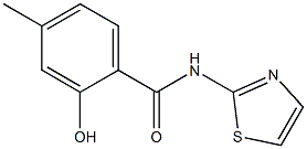 2-hydroxy-4-methyl-N-(1,3-thiazol-2-yl)benzamide Structure