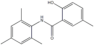 2-hydroxy-5-methyl-N-(2,4,6-trimethylphenyl)benzamide Structure