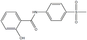 2-hydroxy-N-(4-methanesulfonylphenyl)benzamide 구조식 이미지