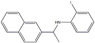 2-iodo-N-[1-(naphthalen-2-yl)ethyl]aniline Structure