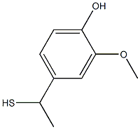 2-methoxy-4-(1-sulfanylethyl)phenol 구조식 이미지