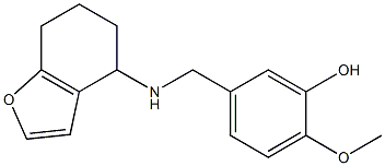 2-methoxy-5-[(4,5,6,7-tetrahydro-1-benzofuran-4-ylamino)methyl]phenol 구조식 이미지