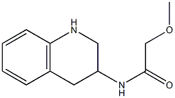 2-methoxy-N-(1,2,3,4-tetrahydroquinolin-3-yl)acetamide Structure