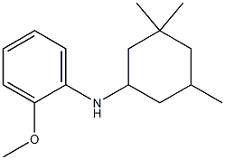 2-methoxy-N-(3,3,5-trimethylcyclohexyl)aniline 구조식 이미지