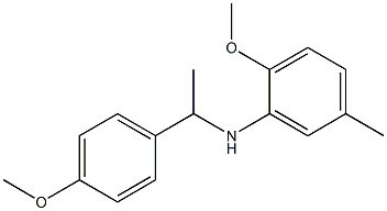 2-methoxy-N-[1-(4-methoxyphenyl)ethyl]-5-methylaniline 구조식 이미지