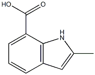 2-methyl-1H-indole-7-carboxylic acid Structure