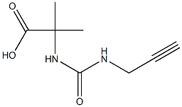 2-methyl-2-{[(prop-2-ynylamino)carbonyl]amino}propanoic acid Structure