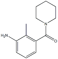 2-methyl-3-(piperidin-1-ylcarbonyl)aniline Structure