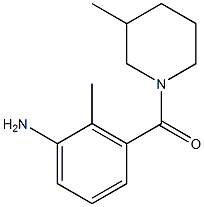 2-methyl-3-[(3-methylpiperidin-1-yl)carbonyl]aniline Structure