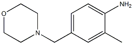 2-methyl-4-(morpholin-4-ylmethyl)aniline Structure