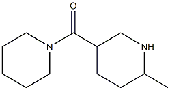 2-methyl-5-(piperidin-1-ylcarbonyl)piperidine Structure