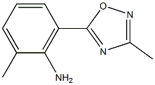 2-methyl-6-(3-methyl-1,2,4-oxadiazol-5-yl)aniline Structure