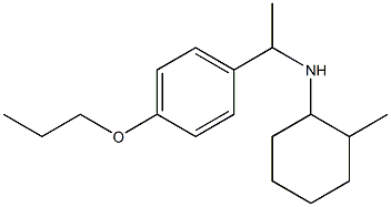 2-methyl-N-[1-(4-propoxyphenyl)ethyl]cyclohexan-1-amine Structure
