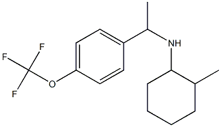 2-methyl-N-{1-[4-(trifluoromethoxy)phenyl]ethyl}cyclohexan-1-amine Structure