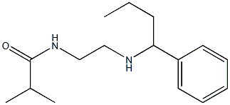 2-methyl-N-{2-[(1-phenylbutyl)amino]ethyl}propanamide Structure