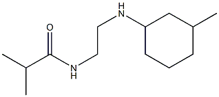 2-methyl-N-{2-[(3-methylcyclohexyl)amino]ethyl}propanamide 구조식 이미지