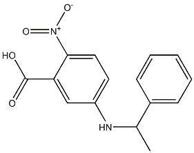 2-nitro-5-[(1-phenylethyl)amino]benzoic acid Structure