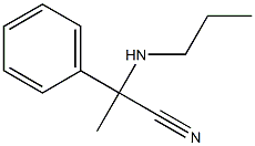 2-phenyl-2-(propylamino)propanenitrile 구조식 이미지