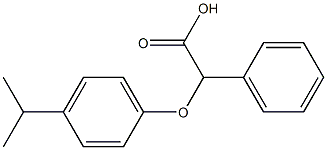2-phenyl-2-[4-(propan-2-yl)phenoxy]acetic acid 구조식 이미지