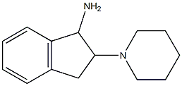 2-piperidin-1-yl-2,3-dihydro-1H-inden-1-ylamine Structure