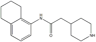 2-piperidin-4-yl-N-5,6,7,8-tetrahydronaphthalen-1-ylacetamide Structure