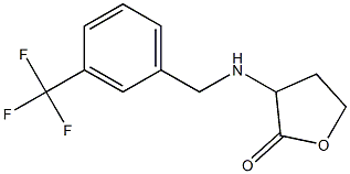 3-({[3-(trifluoromethyl)phenyl]methyl}amino)oxolan-2-one Structure